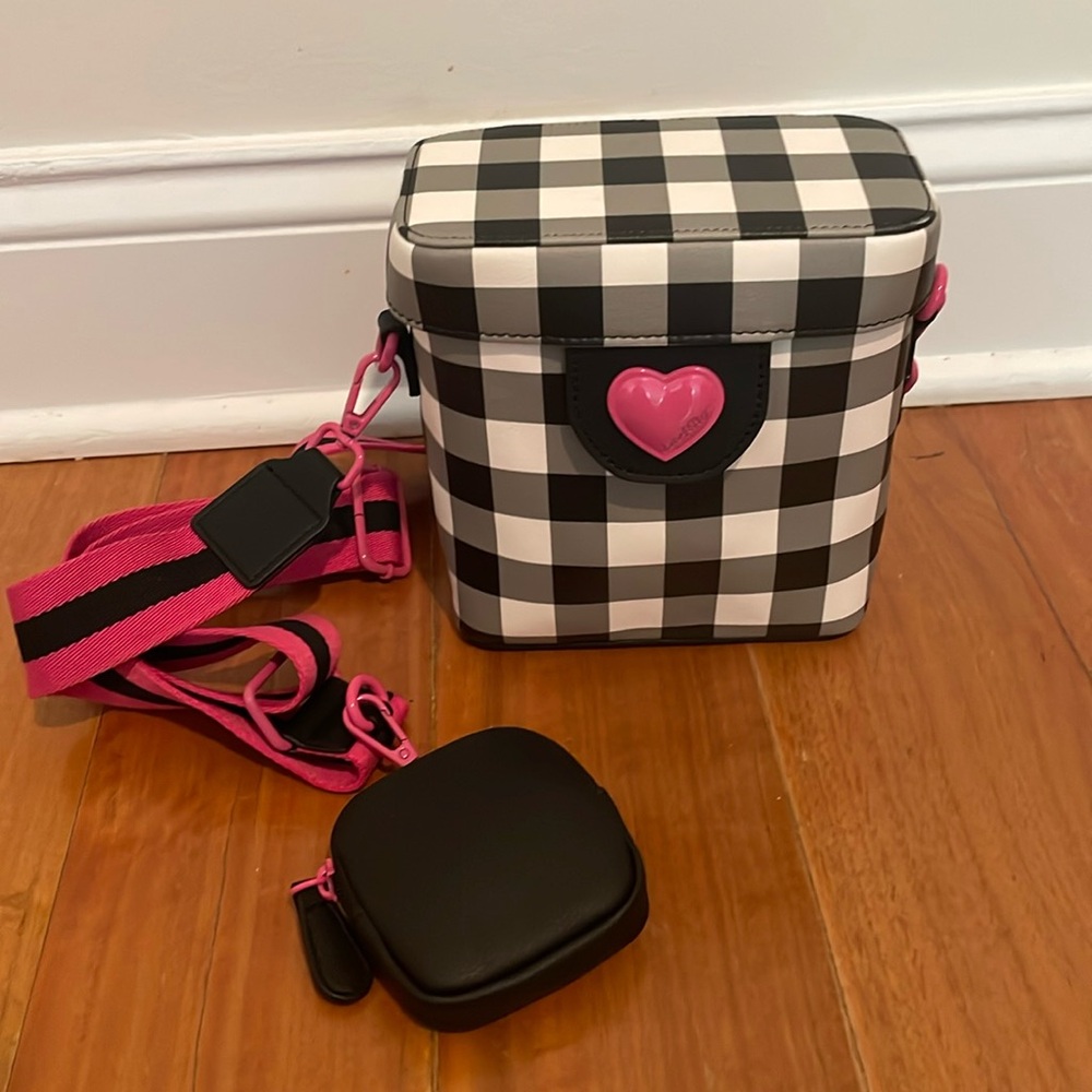 Betsey Johnson checker box bag